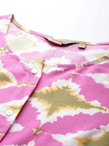 Kurta Dupatta con estampado geométrico para mujer, producto a granel, ropa de mujer personalizada hecha a mano - Product Image 2