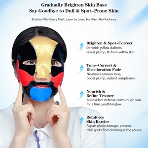 Mascarilla Facial de Ópera de Pekín con Colágeno, Retinol y Vitamina C, Antiarrugas, Reafirmante, Iluminadora, Multiforma, Personalizada para Nariz, Piel Grasa y Mixta - Product Image 4