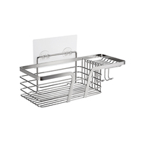 Vente chaude Nouveaux Produits En Acier Inoxydable Salle De Bains Organisateur Panier De Rangement