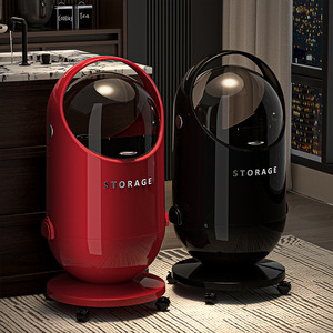 GREENSIDE High-End Desktop Trash <strong>Bin</strong> for Home Cute Girls <strong>Bedroom</strong> and Living Room Large Capacity with Built-in Structure Lid - Product Image 1