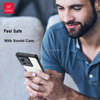 Xundd pour Tecno Camon 30 Premier 5G coque arrière coque antichoc PC + TPU caméra transparente housse de protection pour téléphone