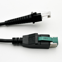 Câble d'alimentation USB 12V vers RJ50 personnalisé pour scanner, imprimante IBM, terminal de point de vente