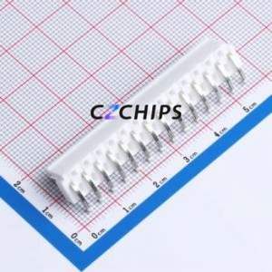 W396110K-14PY2113 Wire-to-Board Pin Header Bent Lead Through Hole,P=3.96mm Connector 1x14P 3.96mm Right Angle Insert VH - Product Image 2