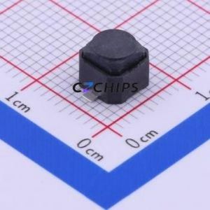 1TS009D-2700-5000-CT Tactile Switch SMD,6x6mm Switch Single Pole Single Throw Round Button 2.7N Vertical Mount - Product Image 1