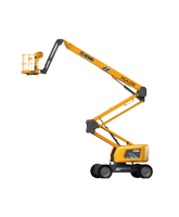 Plateforme de travail aérien articulée télescopique, capacité 10600 kg, hauteur maximale 18,4 m, portée 11,9 m, élévateur de personnel remorquable motorisé