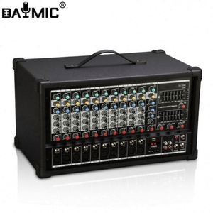 Mezclador de Audio Digital Profesional OEM de 6, 8, 10 y 12 Canales con Amplificador de Potencia para DJ, Hogar, KTV y Espectáculos - Product Image 5