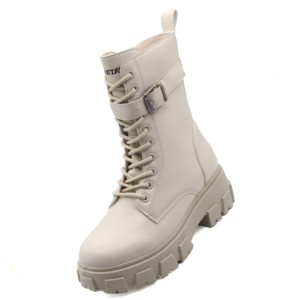 <span class=keywords><strong>Stivaletti</strong></span> da <span class=keywords><strong>donna</strong></span> in pelle alla caviglia per stivali da <span class=keywords><strong>donna</strong></span> scarpe da <span class=keywords><strong>donna</strong></span> <span class=keywords><strong>stivaletti</strong></span> per <span class=keywords><strong>donna</strong></span> scarpe stringate Casual morbide a metà polpaccio - Product Image 2