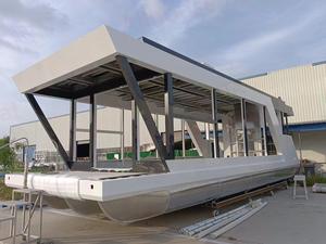 <span class=keywords><strong>Bateau</strong></span>-maison en aluminium certifié CE de 38 pieds, options de disposition personnalisables disponibles, pour le tourisme, la navigation, le <span class=keywords><strong>transport</strong></span>, la patrouille, la pêche en rivière - Product Image 5