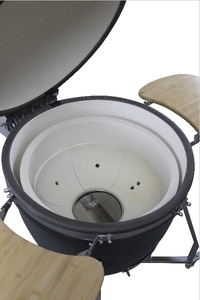 Parrilla Kamado de cerámica moderna <span class=keywords><strong>MCD</strong></span> de 27 pulgadas para cocina al aire libre, barbacoa, horno de pizza, pícnics de <span class=keywords><strong>grupo</strong></span> con parrilla de barbacoa de carbón - Product Image 6