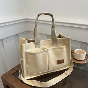 Women's <b>canvas</b> <b>bag</b> retro <b>canvas</b> shoulder <b>bag</b> <b>large</b> capacity women's shopping <b>bag</b> shopping <b>bag</b> - Product Image 1