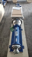Pompe à vis simple en acier inoxydable de qualité alimentaire (1,5 CV, contrôle entièrement automatique) pour le transfert de pulpe de fruits