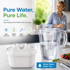 Home Kitchen Water Filter Cartridge Replacement for Pitcher Jug Activated Carbon Purifier Filter - Product Image 1