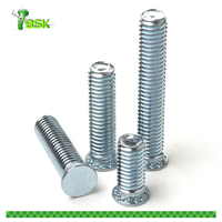 Acier au carbone avec zingage Vis de rivetage Vis de plaque de presse Fixations de panneau Goujon de plaque de pression à sertir automatique