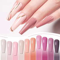 Poudre acrylique pour nail art en vrac, texture beurrée, emballage en gros, couleurs rose et rouge, poudre à ongles pure V Beauty