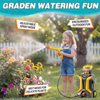 Ensemble de jouets de lavage de voiture simulé en plastique pour enfants, mini-boîte à outils, pistolet à eau interactif parent-enfant pour l'extérieur, outils de jardin