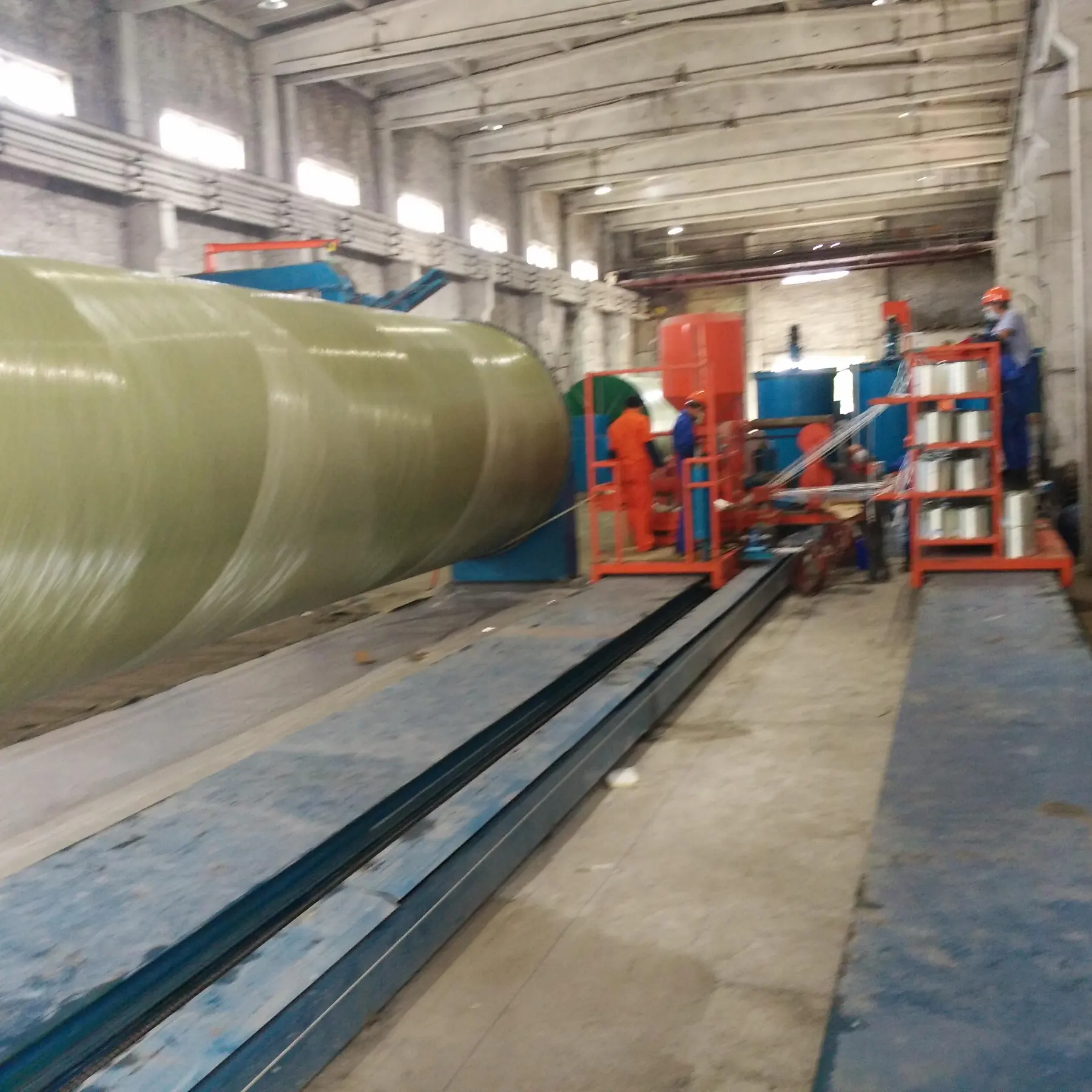 GRP/FRP ống nước Filament quanh co Máy chế biến khác dòng sản phẩm