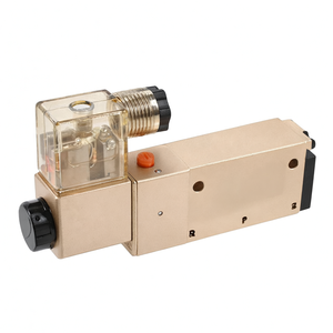 Válvula solenoide de bola de alta presión COVNA 4M 210-08 de bobina simple con LED, cuerpo de latón, control de gas 12V, certificación ISO9001, OEM ODM OBM - Product Image 4