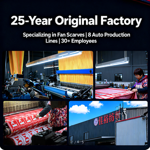 サッカークラブ、国チームファン向けの卸売カスタムロングニットファンスカーフ - Product Image 5