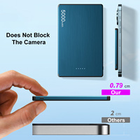 TKT Nuevo Cargador Portátil Super Delgado 2026 de 5000mAh, Bloque de Carga Inalámbrico para iPhone, Banco de Energía con Salida de 20W