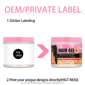 Gel Coiffant Fixation Forte Parfum Fraise Non Gras pour Tresses, Locks et Twists – Contrôle des Frisottis – Végan – Logo Personnalisable - Product Image 6