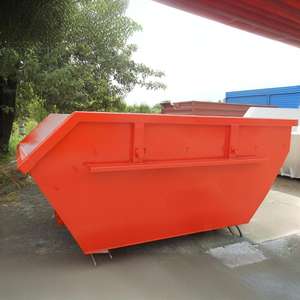 Grote Mobiele Stalen Afvalcontainer Efficiënte Afvalverwerkingsafvalcontainer Kropbak Aanhangwagen Nieuw Product - Product Image 3