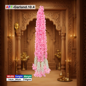 Guirnalda de flores artificiales Dhol Ladi con flores AFF-Garland-10.4 Precio Rs.1200/10 piezas - Product Image 2