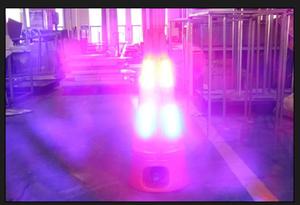 <b>Rechargeable</b> <b>Led</b> Audible and Visual Alarm Flash <b>Light</b> with Voice Horn - Product Image 2
