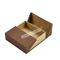 Caja de papel Kraft con cajón multicapa personalizable al por mayor, caja de embalaje para joyería, perfume cosmético, regalo Premium