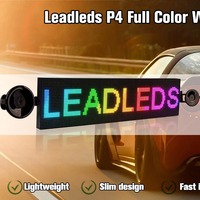 Pantalla LED Publicitaria, Cartel Luminoso de Alta Definición a Todo Color, Letras Electrónicas Desplazables, para Exteriores, Centros Comerciales