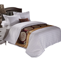 Parure de lit 100 % coton avec housse de couette et drap de lit en percale de luxe européen
