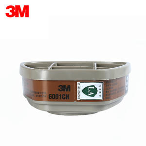 Untuk 3M 6001 kartrid Respirator dapat digunakan kembali kotak Filter masker pelindung setengah wajah sekali pakai karbon aktif untuk Gas anti-organik - Product Image 3