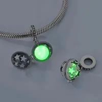 MULA Silver 925 Zircon Charms Star Wealth Spades K and Hearts Q Fit Original Bracelet Collier DIY Bijoux pour enfants