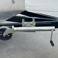 Remolque de Plataforma Inclinable de Acero Económico para Transporte de Autos con Elevación Hidráulica, Frenos Eléctricos/de Aire, Capacidad de Carga de 1001-2000 kg