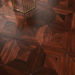 Parquet de Madera de Palisandro Negro Multicapa de 15 mm y 20 mm, Rústico, Resistente al Fuego, Silencioso, Antiarañazos, Pintado a Mano, Grado AB, para Hoteles - Product Image 1