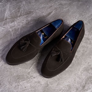 Mocassins Homme Printemps-Été pour Bureau et Carrière, Chaussures à Lacets, Bout Carré/Pointu, Légères, Respirantes, Antidérapantes, Tige en Daim Véritable - Product Image 3