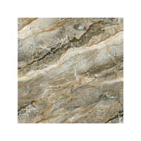Carreaux de sol et de mur en porcelaine, aspect marbre brillant, pleine masse, faible absorption d'eau, pour intérieur, villa