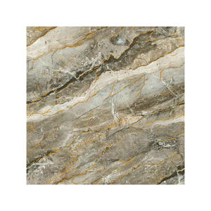 Carreaux émaillés en fil d'or à faible Absorption d'eau de haute qualité, aspect marbre mural, carreaux de sol en céramique nitrifiée, matériau du sol - Product Image 2