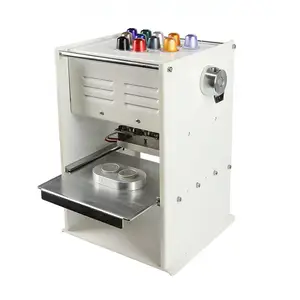 Полуавтоматическая электрическая герметизирующая машина с 2 4 6 отверстиями для пустой кофейной капсулы из алюминиевой фольги