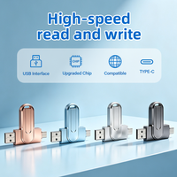 Clés USB en gros à bas prix 32 Go 64 Go 128 Go Clés USB rotatives adaptées aux téléphones mobiles et aux ordinateurs USB 2.0