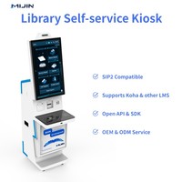 Sistema de Gestión de Bibliotecas RFID, Kiosco de Autoservicio para Préstamo y Devolución de Libros para Bibliotecas, Compatible con SIP2, NCIP, SDK, API, OEM, ODM