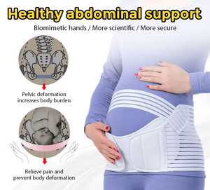 Faja de Maternidad Elástica y Transpirable Ajustable, Cinturón de Soporte Abdominal para Embarazadas con Protección para la Espalda - Product Image 2