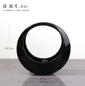 Produit dans le pays pleine lune <span class=keywords><strong>poterie</strong></span> gratuite pot de fleur <span class=keywords><strong>atelier</strong></span> vase à fleurs décoration simple salon ornements de table - Product Image 3