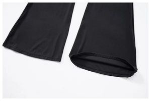 JY Ensemble de Yoga Tendance <span class=keywords><strong>pour</strong></span> Femmes avec Logo Personnalisé, Dos Nu, Remonte-Fesses et Micro-Évasé, Idéal <span class=keywords><strong>pour</strong></span> le <span class=keywords><strong>Sport</strong></span> - Product Image 6