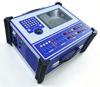 Ensemble professionnel de test d'injection de courant secondaire six phases, calibrateur de relais six phases, testeur de relais de courant pour le test de relais