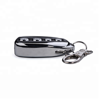 Champions AG002 Télécommande universelle sans fil 4 boutons pour ouvre-porte de garage automatique ABS 433 MHz, code d'apprentissage et clonage