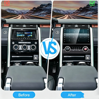 Autoradio à écran incurvé pour Android 13, pour Land Rover Discovery 5 2017-2021, tout-en-un avec panneau de commande de climatisation