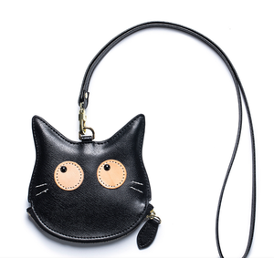 Nouveauté : Porte-monnaie à suspendre au cou, mignon, dessin animé, mini porte-cartes, mini portefeuille en cuir véritable, sac de rangement - Product Image 2