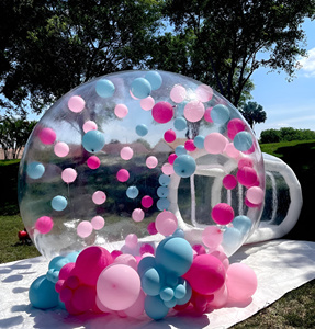 Dôme gonflable commercial de luxe transparent pour enfants et adultes, idéal pour les fêtes d'anniversaire en extérieur – Prix fabricant - Product Image 2