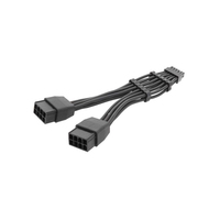 Kabel Daya GPU Circle Interconnect 12-Pin Micro Fit 3.0 2x/3x 8-Pin PCIe RTX 3060Ti 3070 3080 3090 600W Berlapis PVC