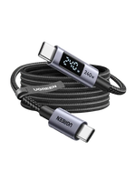 Câble USB-C UGREEN 240W MAX, charge super rapide, affichage numérique intelligent, transmission efficace à double canal, design durable